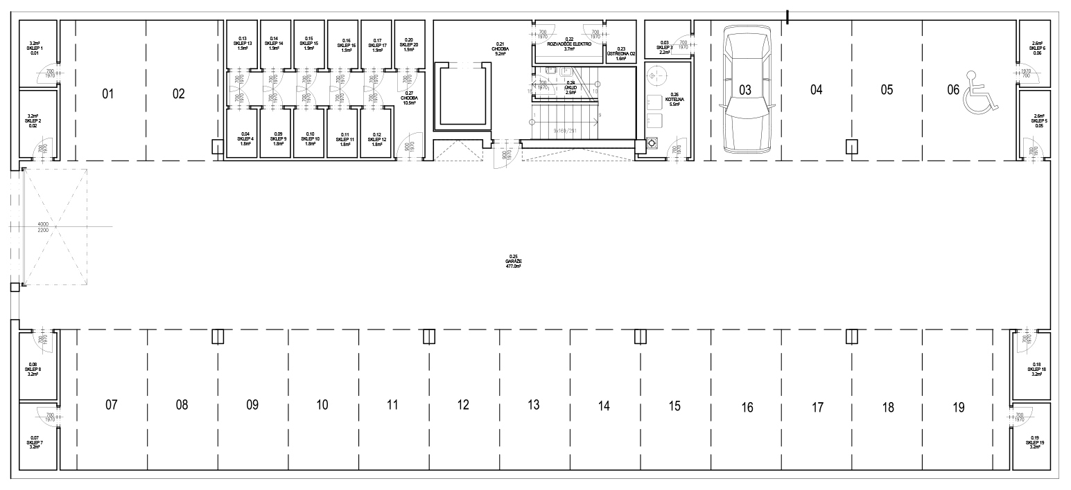 Podzemní podlaží Podzemní podlaží